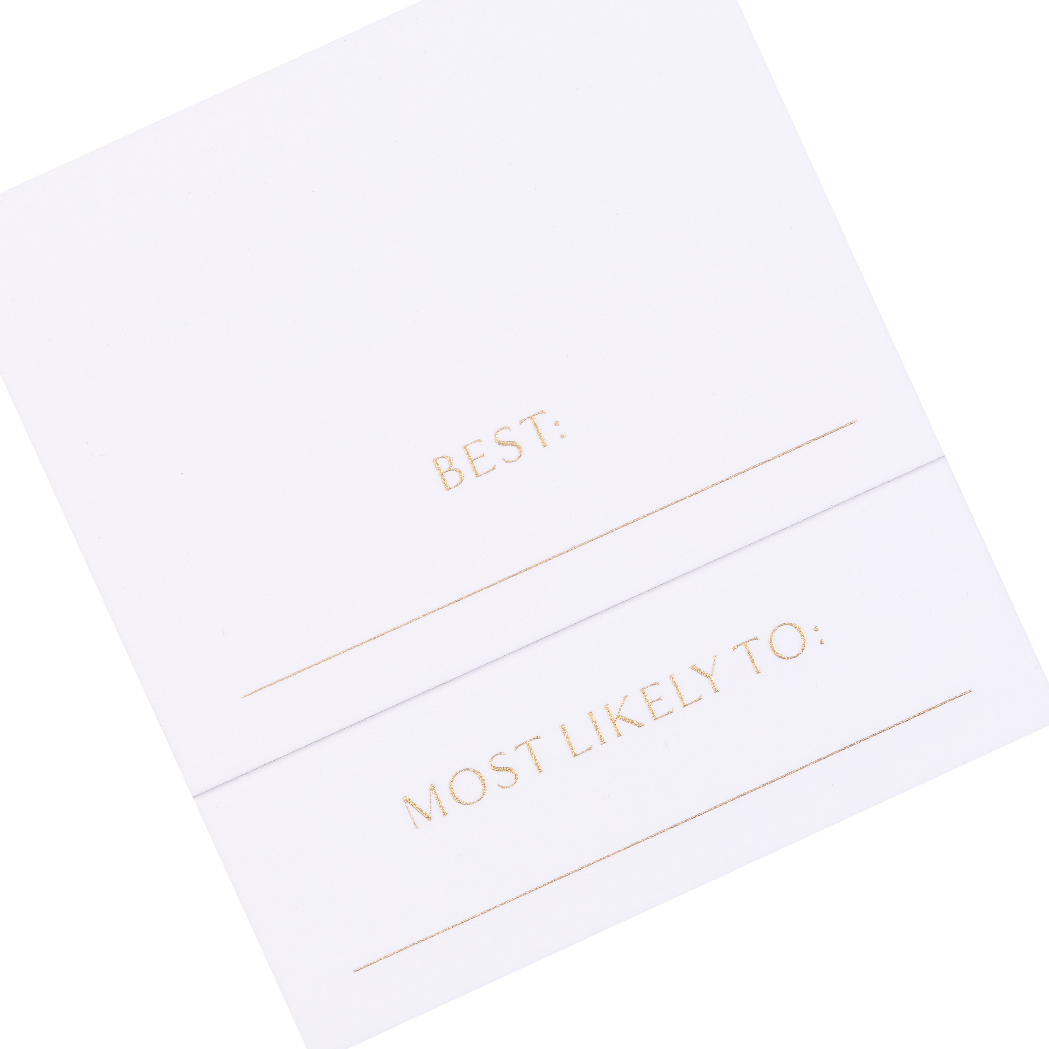Superlatives Place Cards