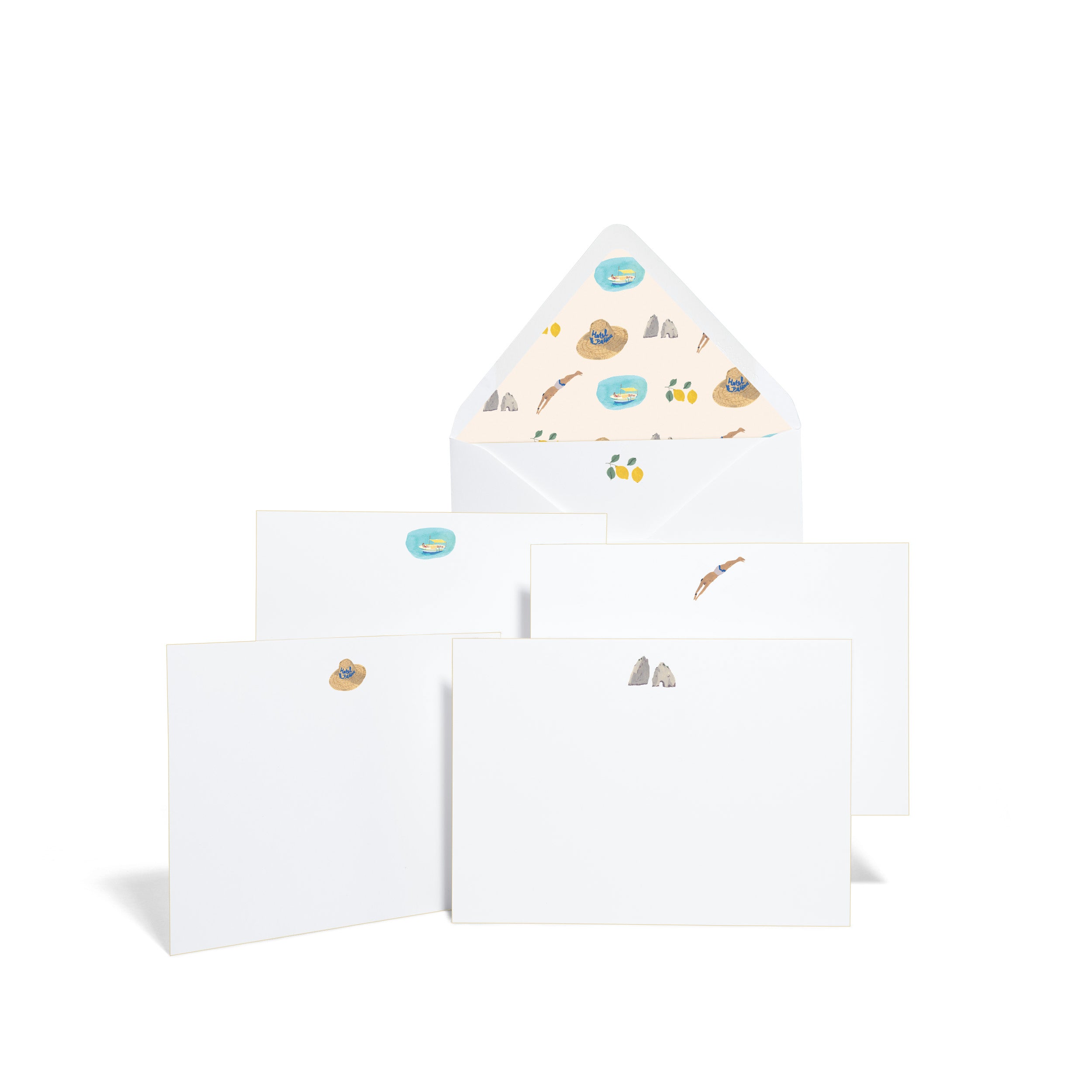 Hotel La Palma Capri Notecards