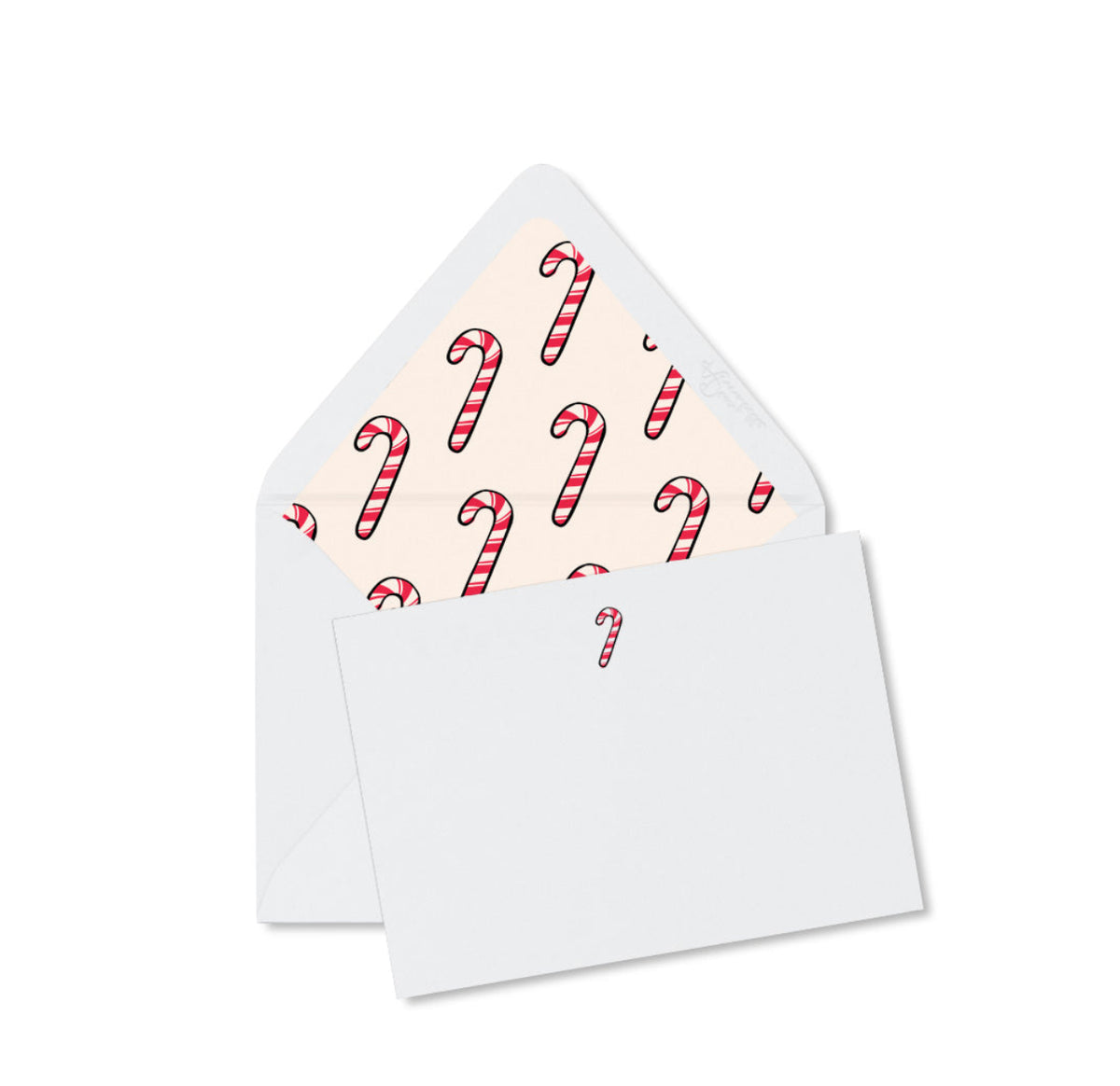 Candy Cane Notecards