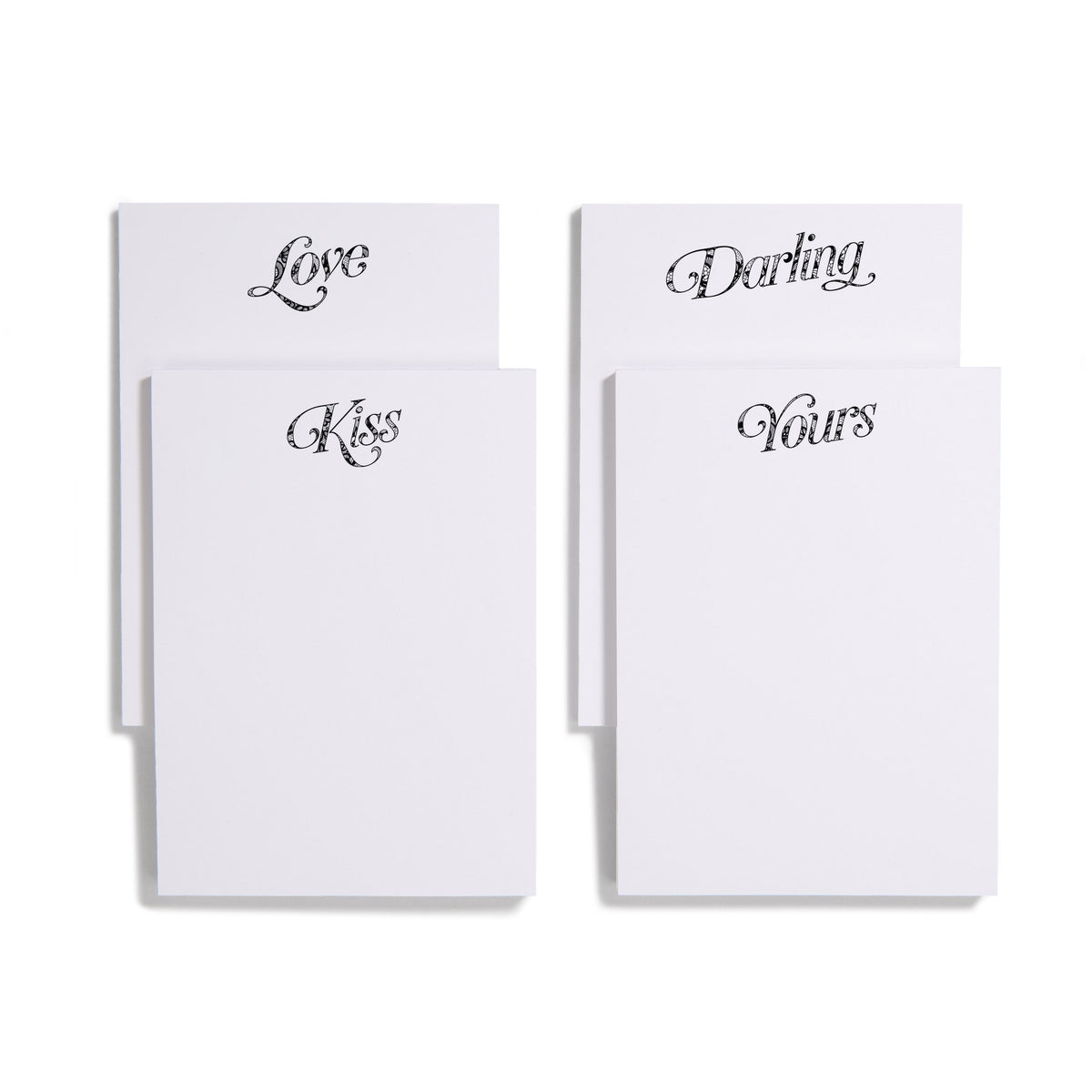 Lace Letters Notepad Set