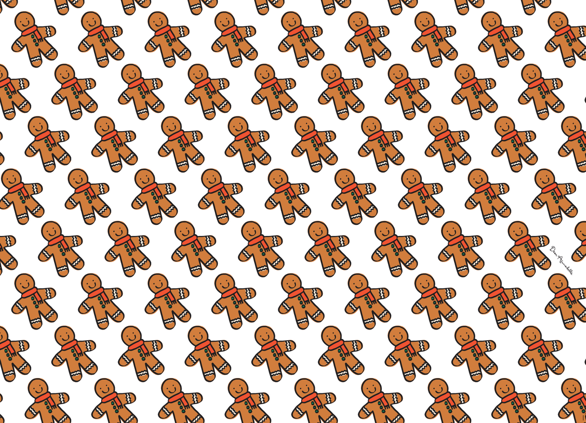 Cookie Cutter Wrapping Paper