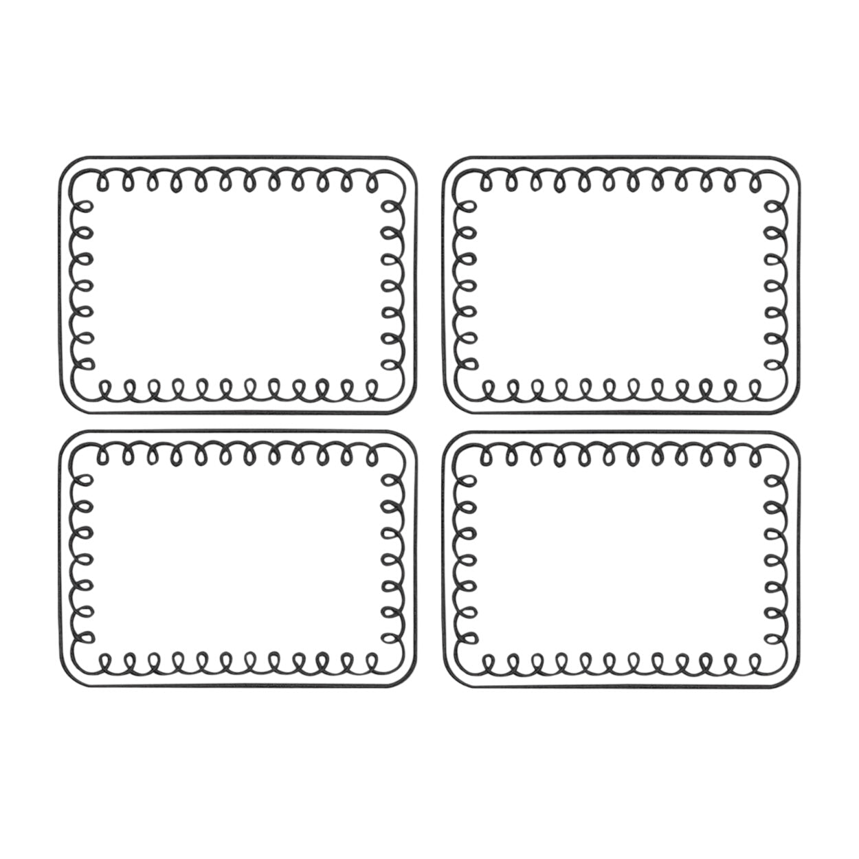 Loopy Noir Cocktail Napkins
