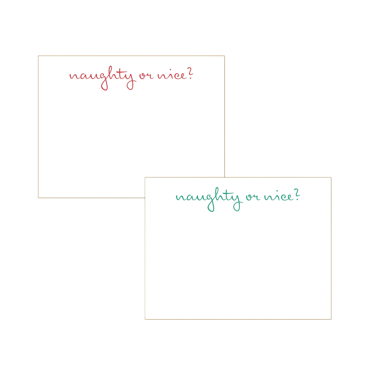 Santa's List Place Cards