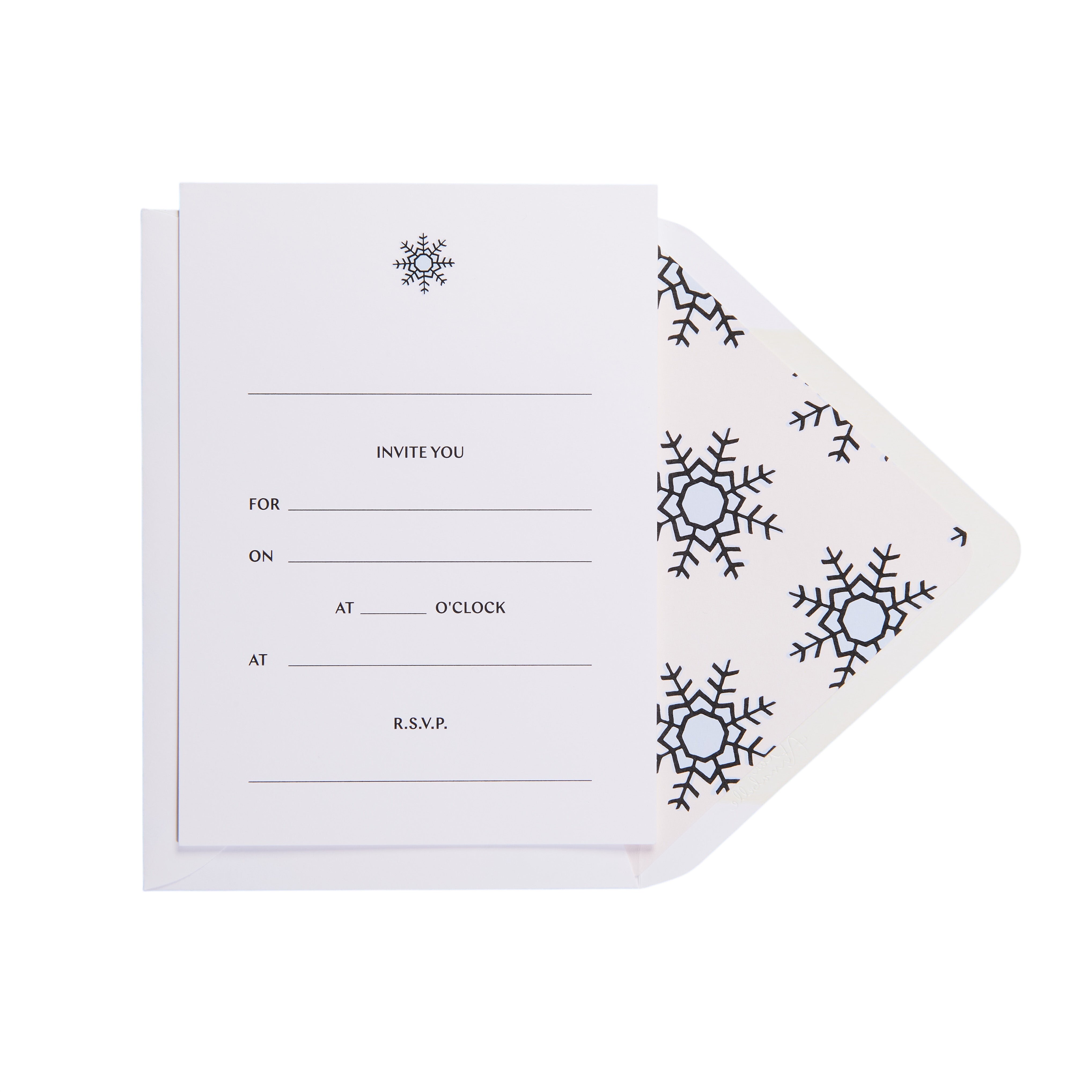 Snow Bunny Invitations