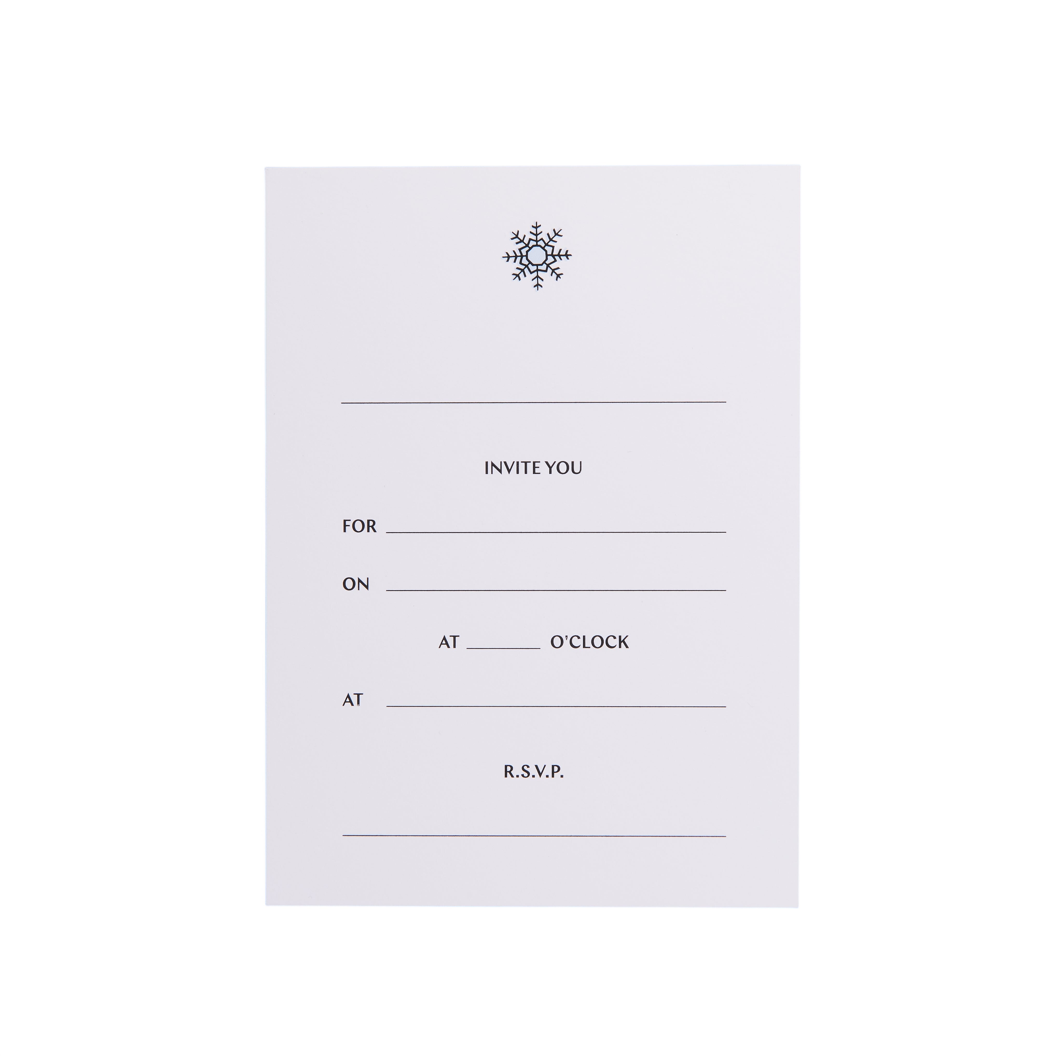 Snow Bunny Invitations