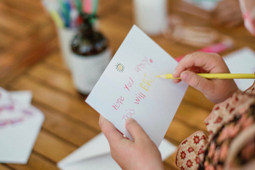 Starting Gratitude Early — Psychologist Aliza Pressman on the importance of writing thank you notes with kids