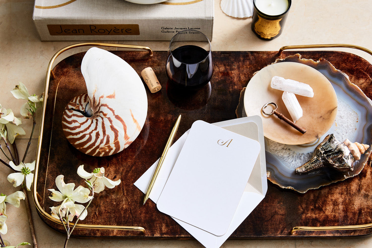 Monogram Notecards