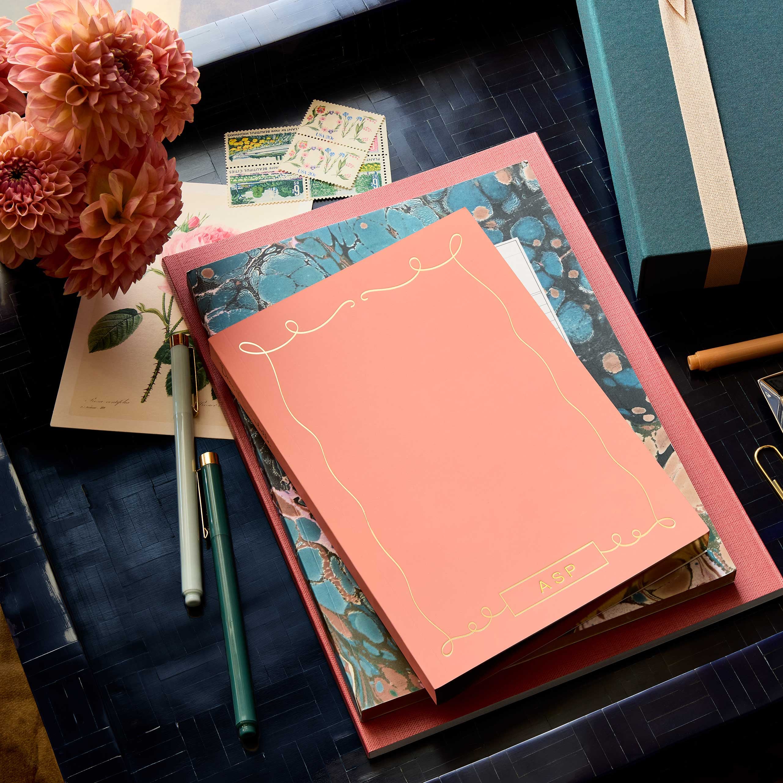 Colette Notebook in Macaroon - Monogrammed