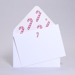 Candy Cane Notecards