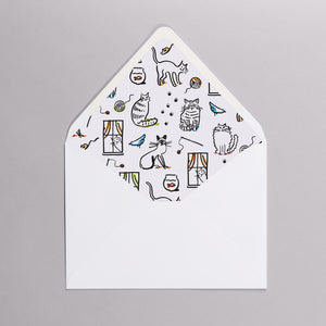 Cool Cats Notecard Set