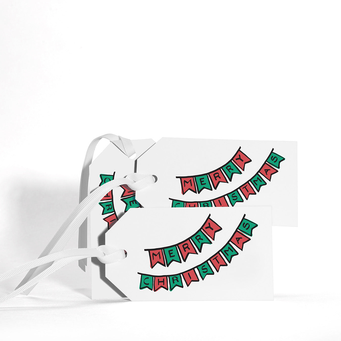 Christmas Banner Gift Tags