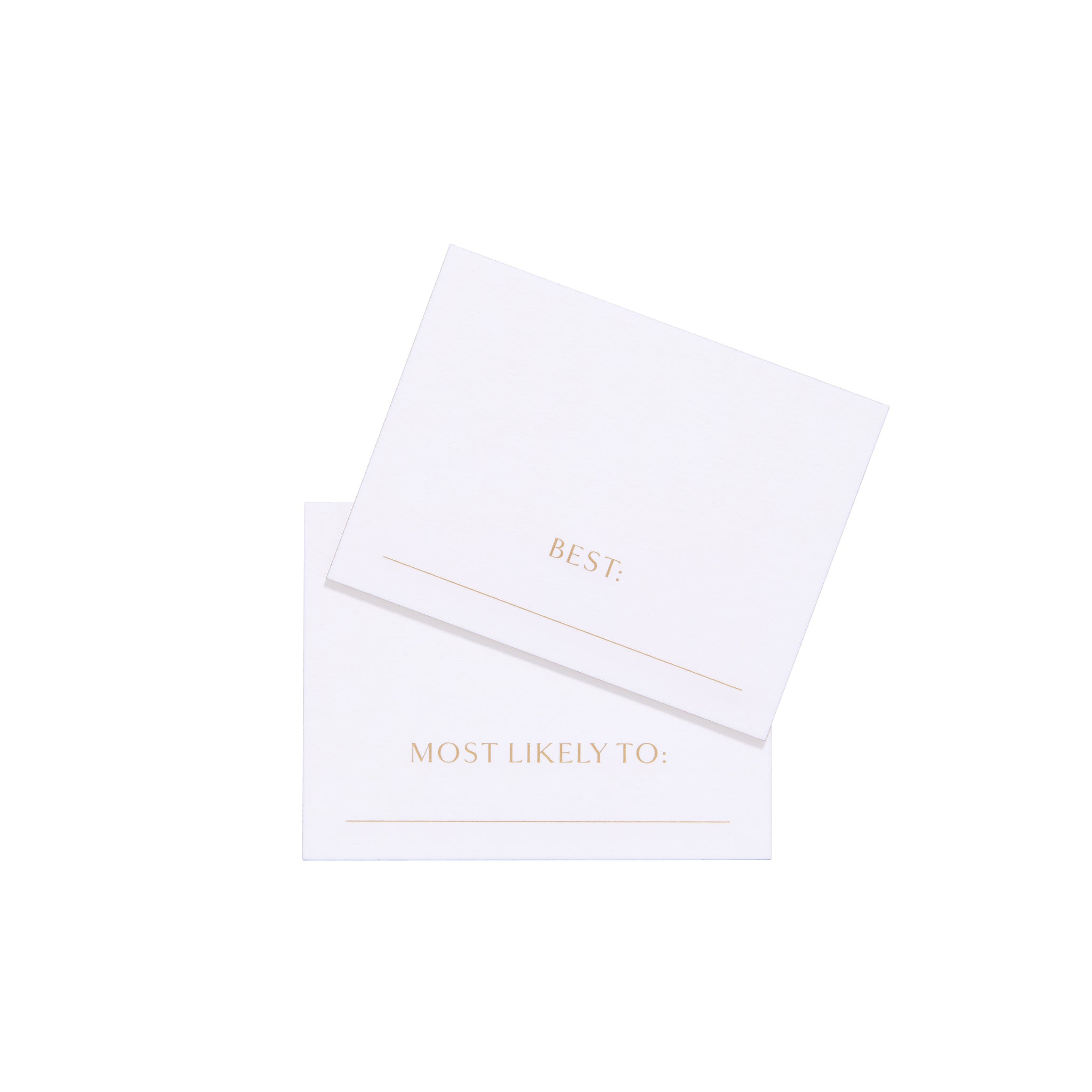Superlatives Place Cards