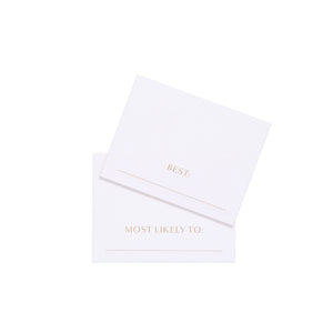 Superlatives Place Cards