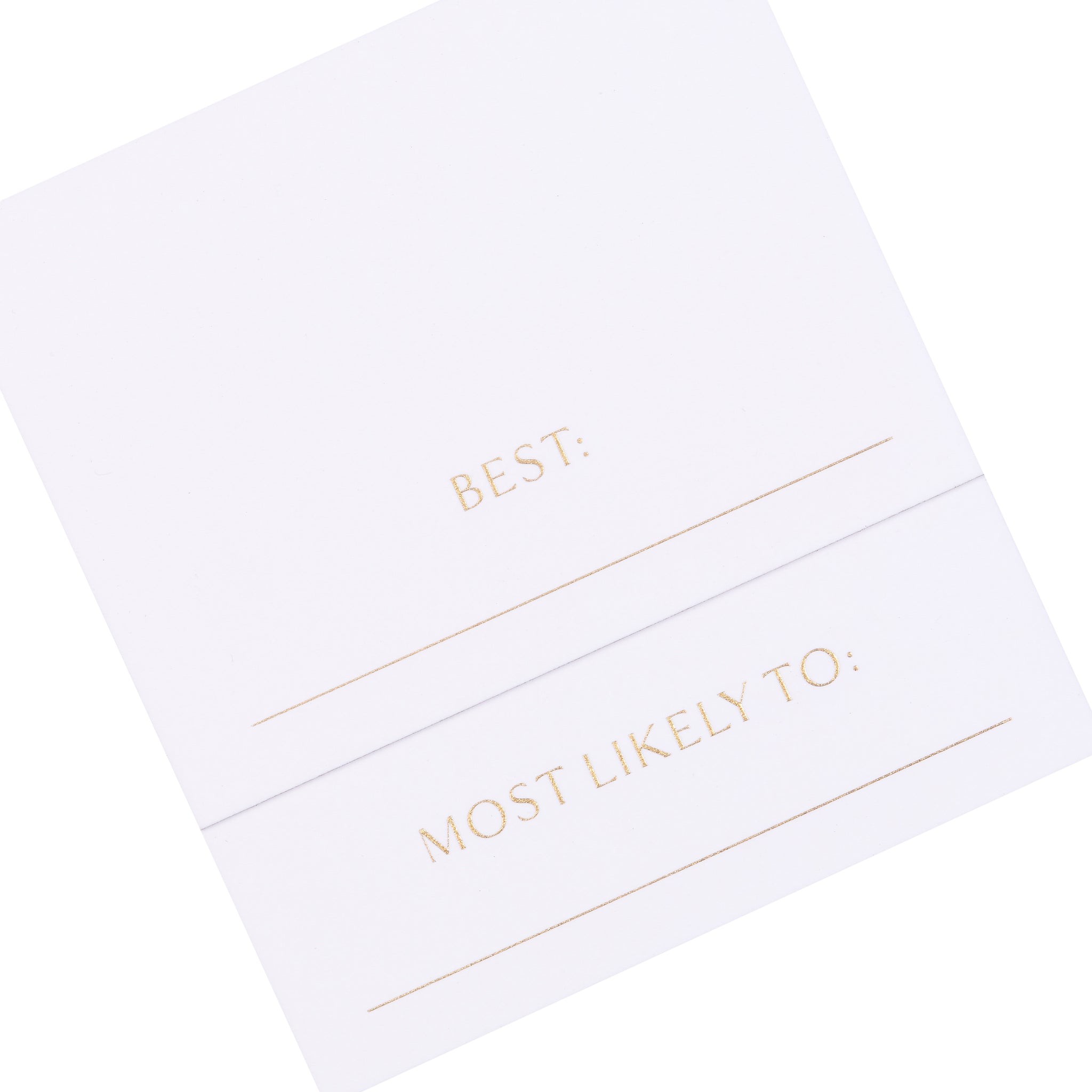 Superlatives Place Cards