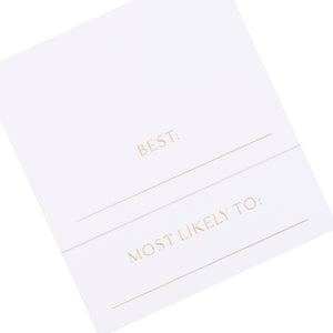 Superlatives Place Cards