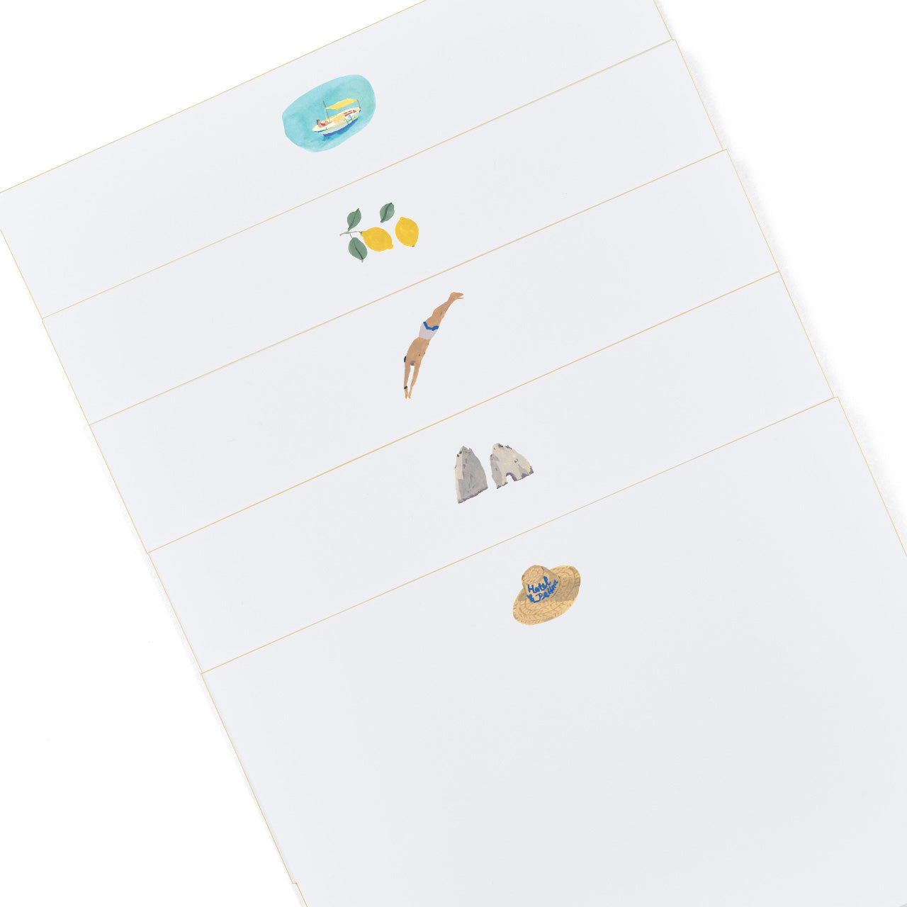 Hotel La Palma Capri Notecards