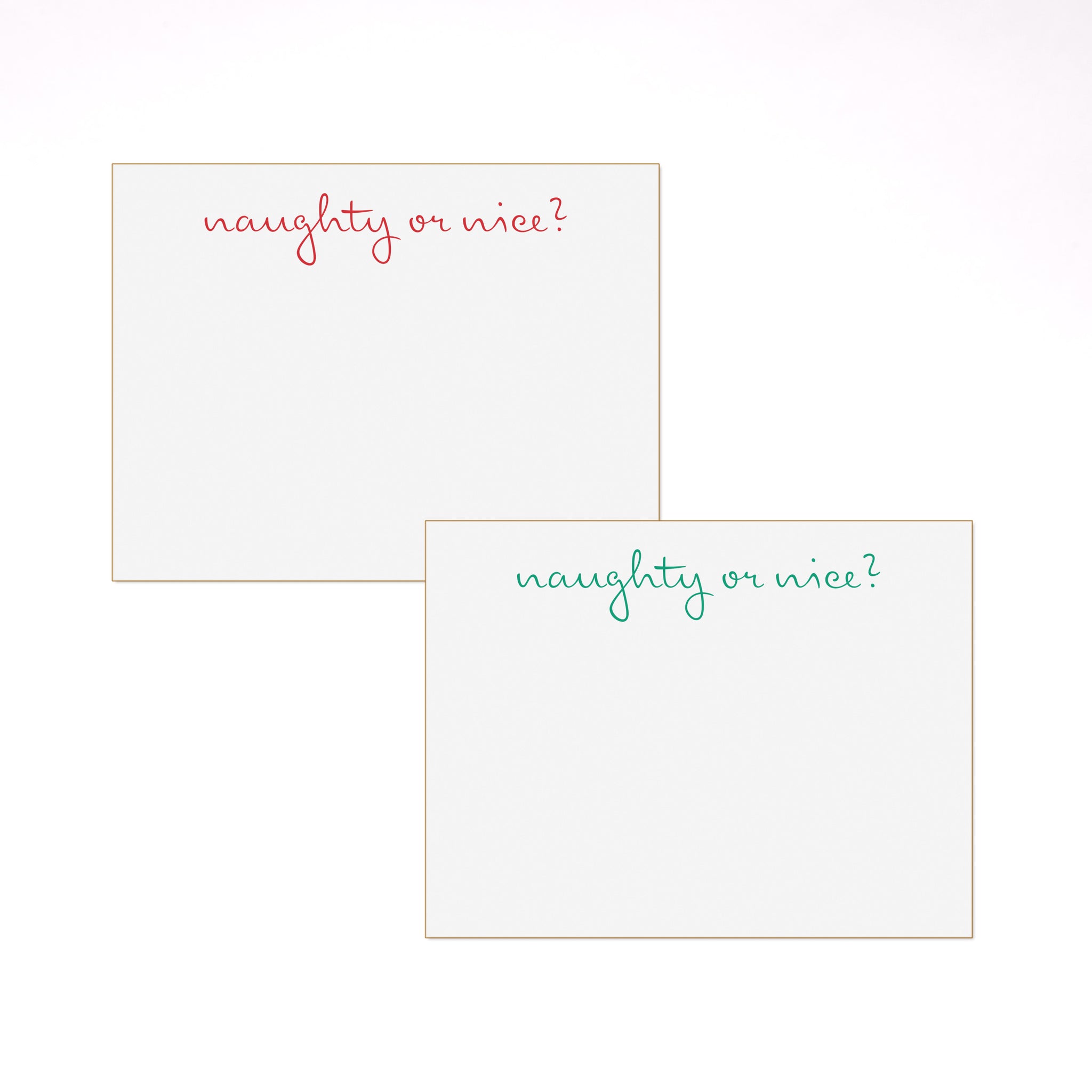 Santa's List Place Cards