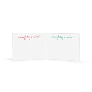 Santa's List Place Cards