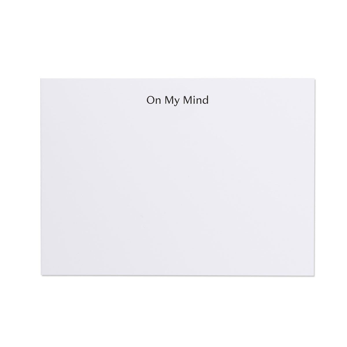 On My Mind Notecards