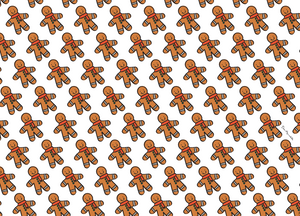 Cookie Cutter Wrapping Paper