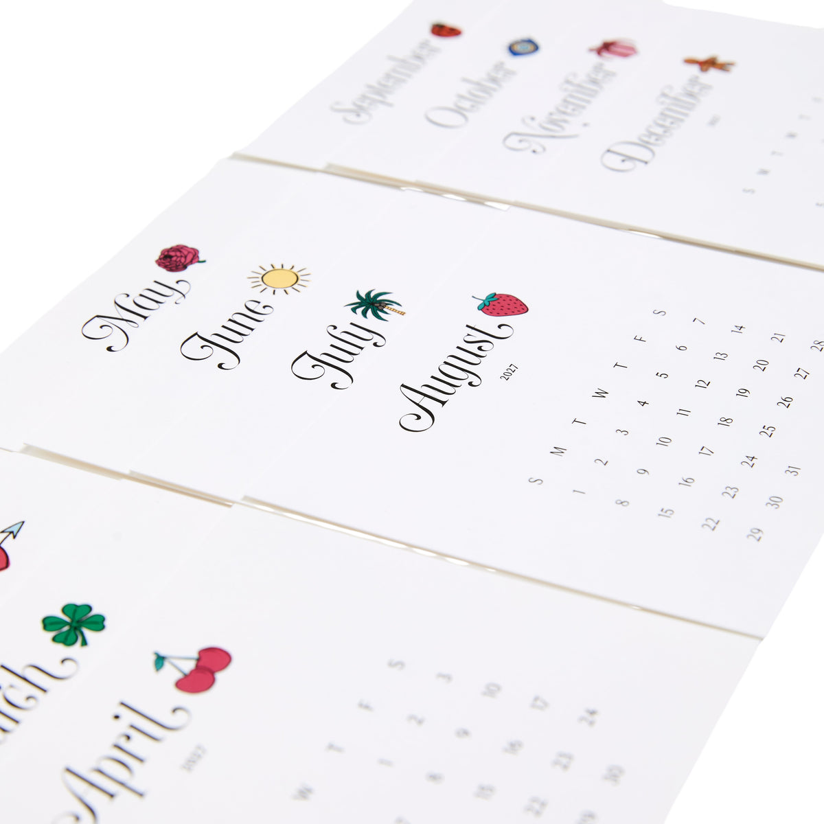 Charmed Year Desk Calnder