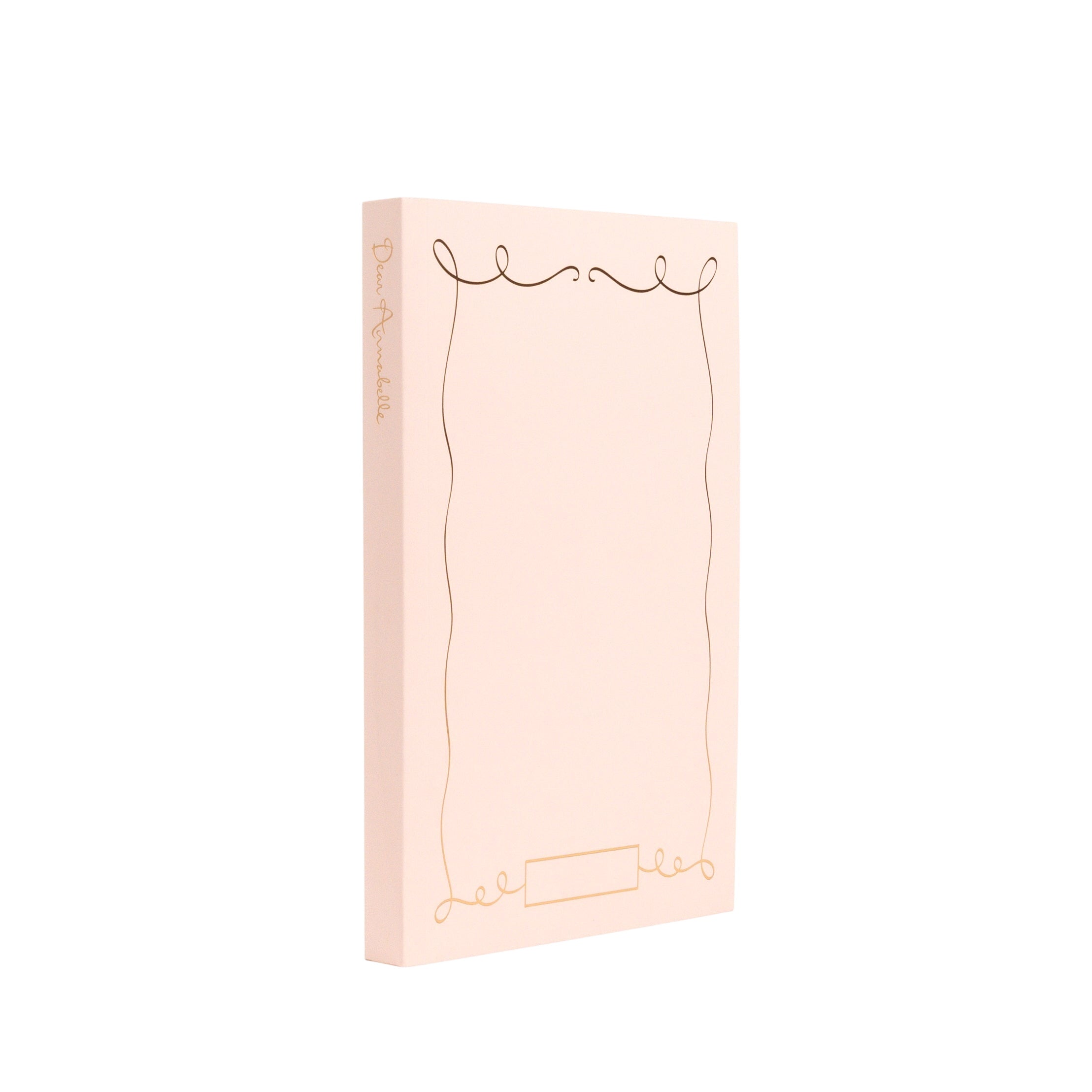 Colette Notebook in Crepe - Monogrammed
