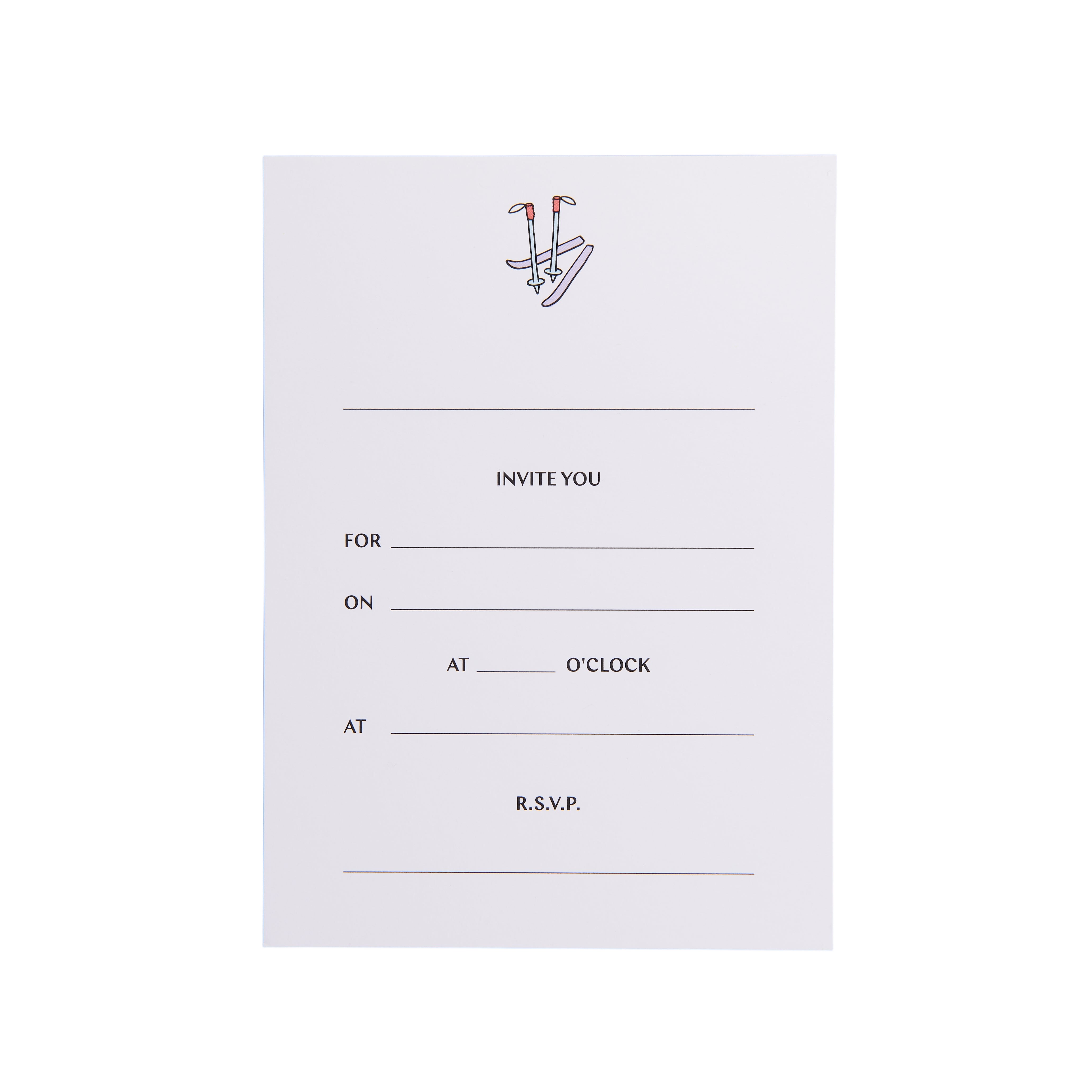 Après-Ski Invitations