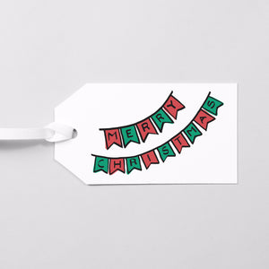Christmas Banner Gift Tags